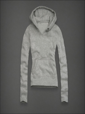 Women hoodie light gray